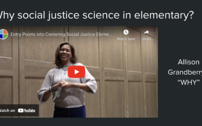 Entry Points into Centering Social Justice Elementary Science Education in Large Districts